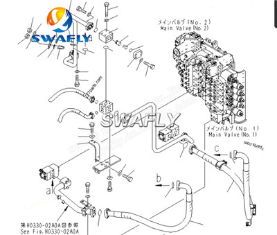 Introducing Original Refurbished KOMATSU PC1250-8 Main Control Valve Assembly from SWAFY