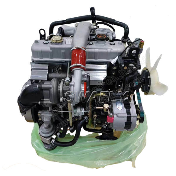 Isuzu 4 Cylinder 4JB1T Complete Engine Assembly